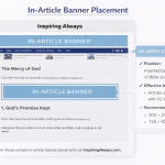 In-Article Banner Placement