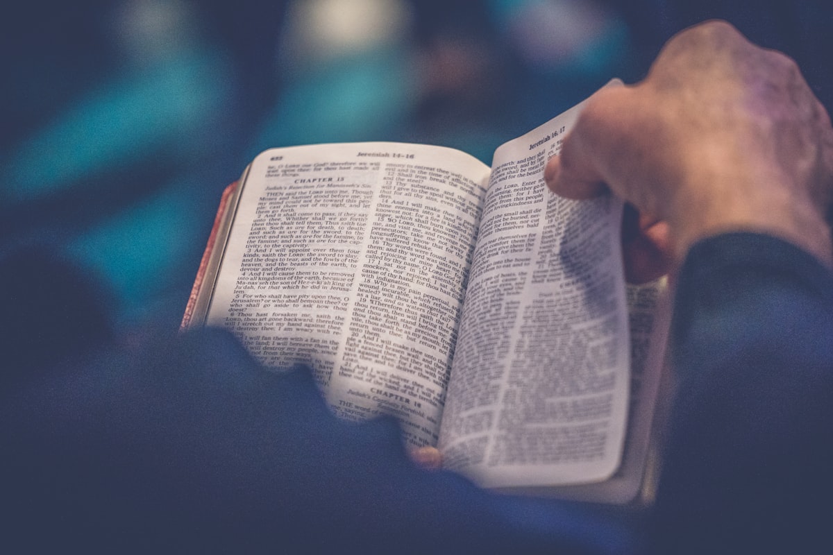 Person in quiet prayer - Bible verses for depression